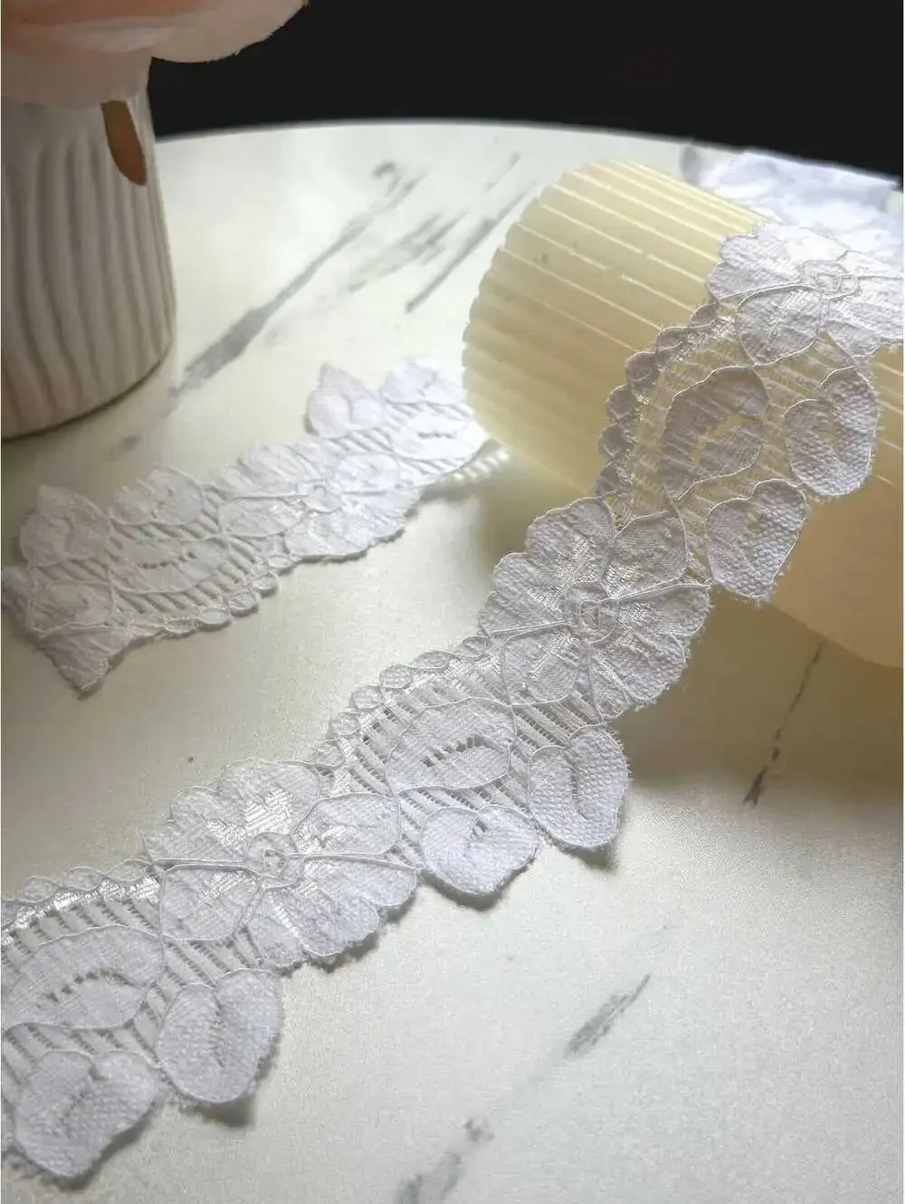 10yds Texas Chrisom Lace - TX Local Stock ready to ship. Retail & Wholesale